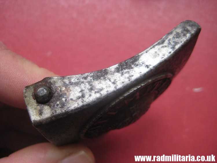 & WW1 German BELT BUCKLE made of steel - GOTT MIT UNS, 100% genuine - as found. - Image 10