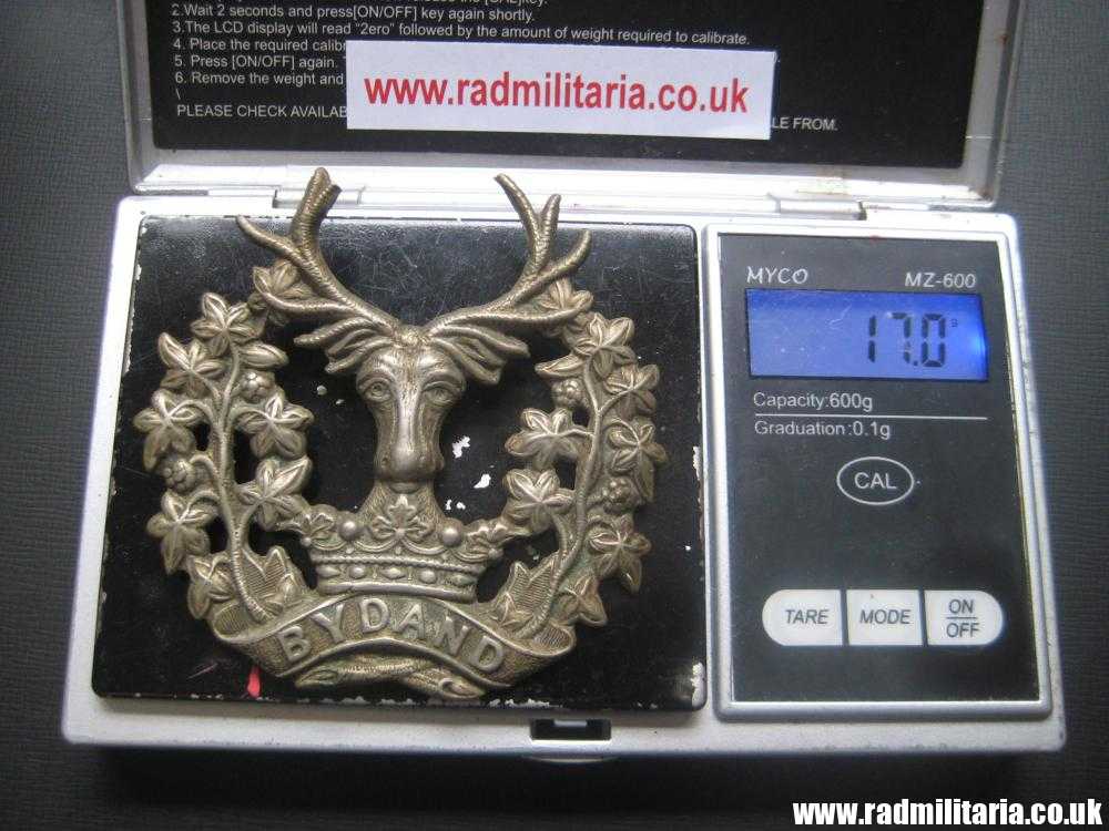 & WW1 British Scottish badge: British Military Cap Badge GORDON HIGHLANDERS - genuine. - Image 11