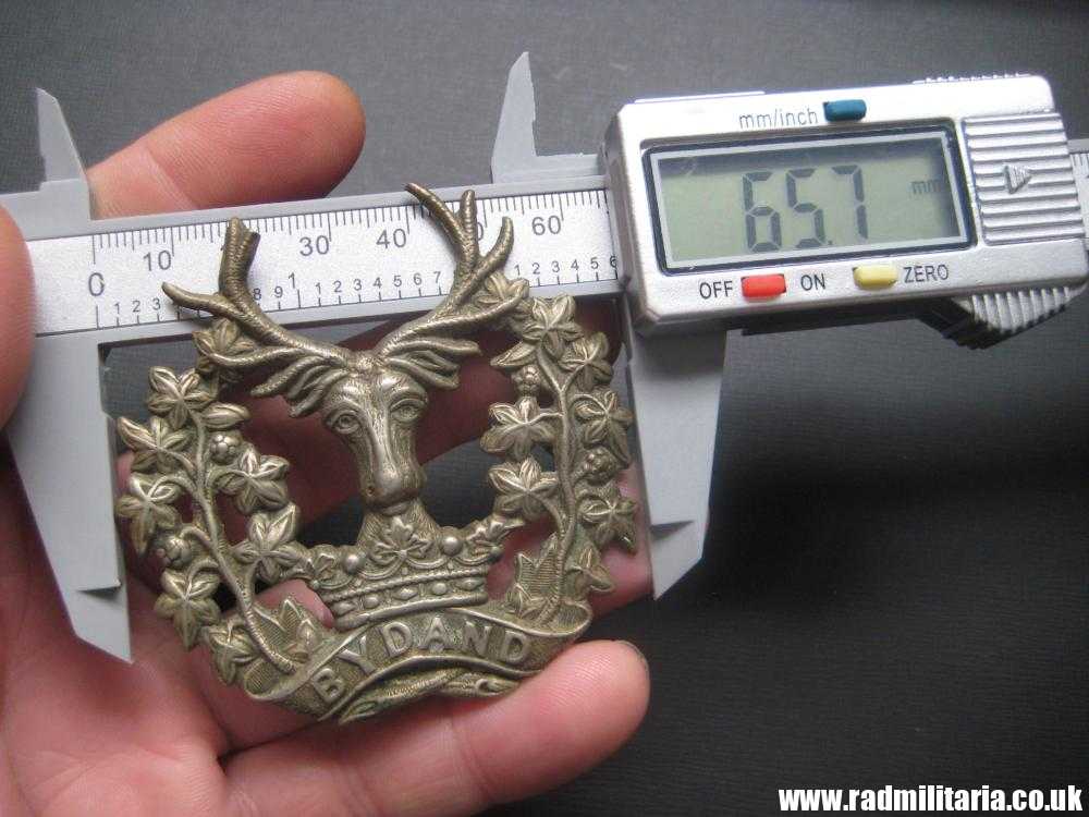 & WW1 British Scottish badge: British Military Cap Badge GORDON HIGHLANDERS - genuine. - Image 12