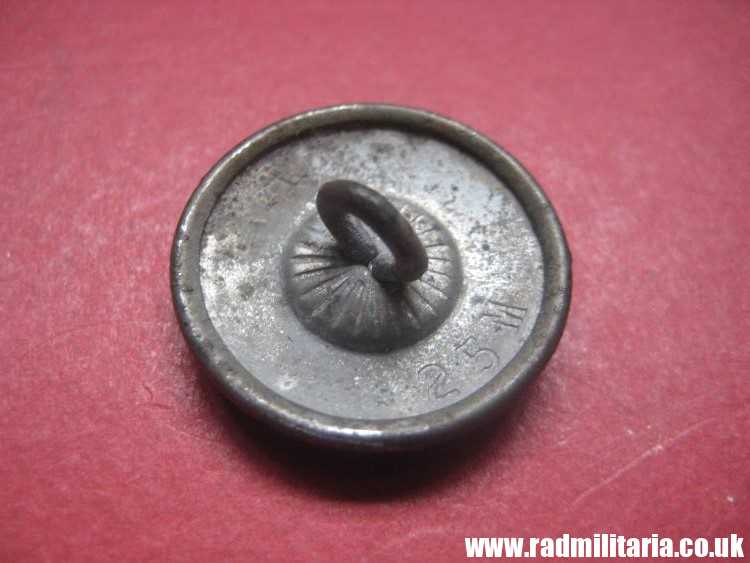 & WW2 German metal BUTTON with EAGLE, Deutsche Reichsbahn? maker: Assmann. - Image 13