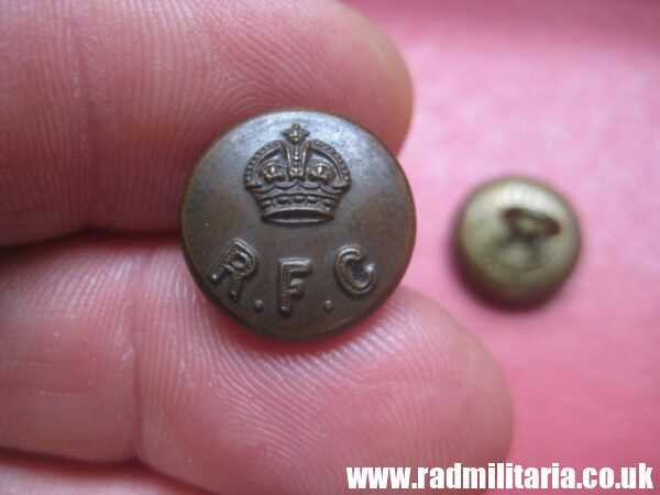 & WW1 British MILITARY BUTTONS – SET of 2 Royal Flying Corps RFC. very ...