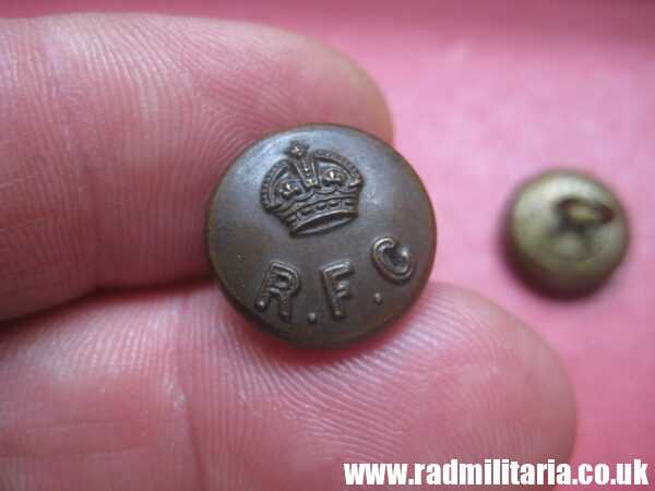 & WW1 British MILITARY BUTTONS – SET of 2 Royal Flying Corps RFC. very ...