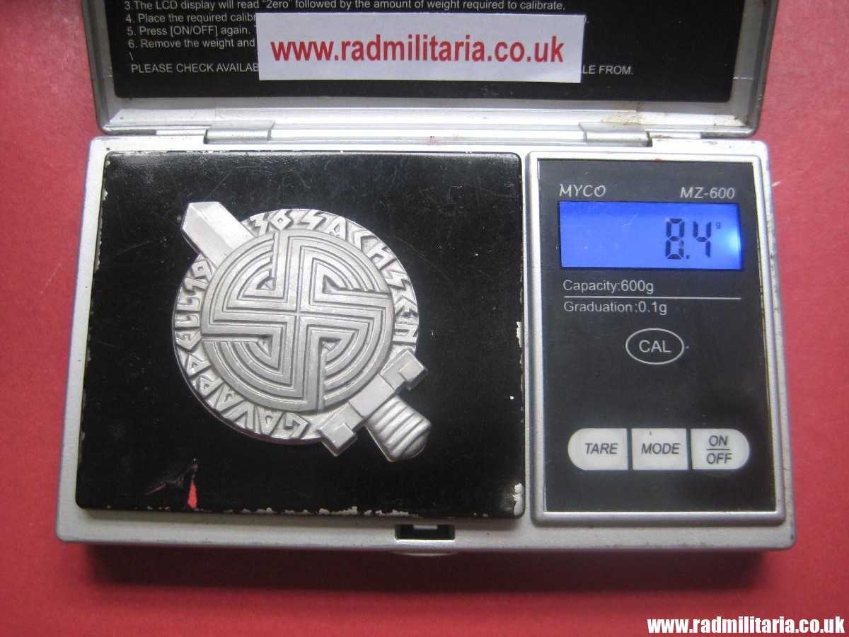 & German large size NSDAP Tinnie BADGE: GauAppell Sachsen 20-21 Juni 1936. - Image 8