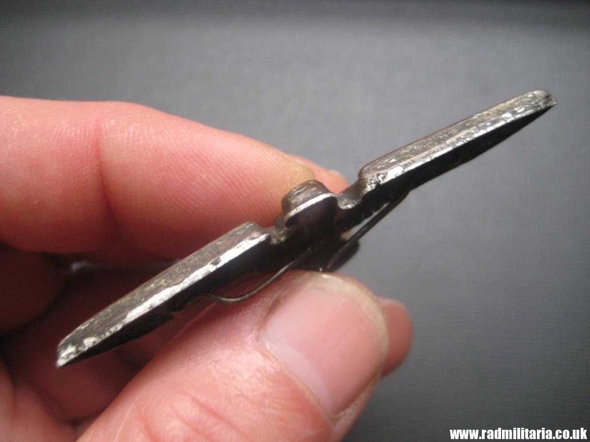 & WW2 Nazi German NSDAP eagle BADGE - Cap Badge, marked: RZM M1/21 - metal CUPAL. - Image 21