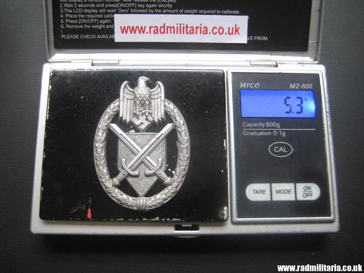 & WW2 German metal BADGE: SCHUTZENSCHNURE DES DEUTSCHEN HEERES maker: Assmann - Image 12