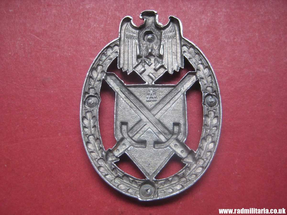 & WW2 German metal BADGE: SCHUTZENSCHNURE DES DEUTSCHEN HEERES maker: Assmann - Image 16