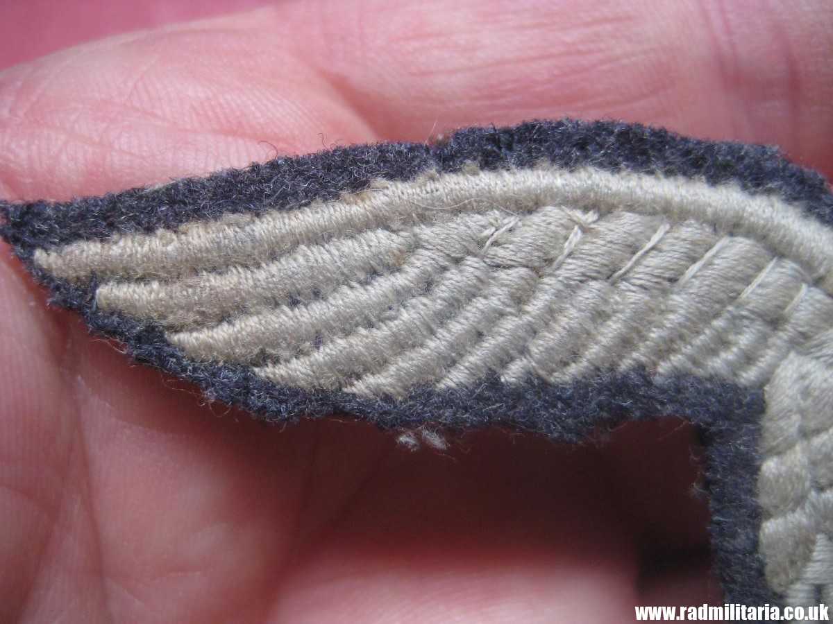 & WW2 German LUFTWAFFE PATCH, Luftwaffe eagle PATCH - genuine. - Image 9