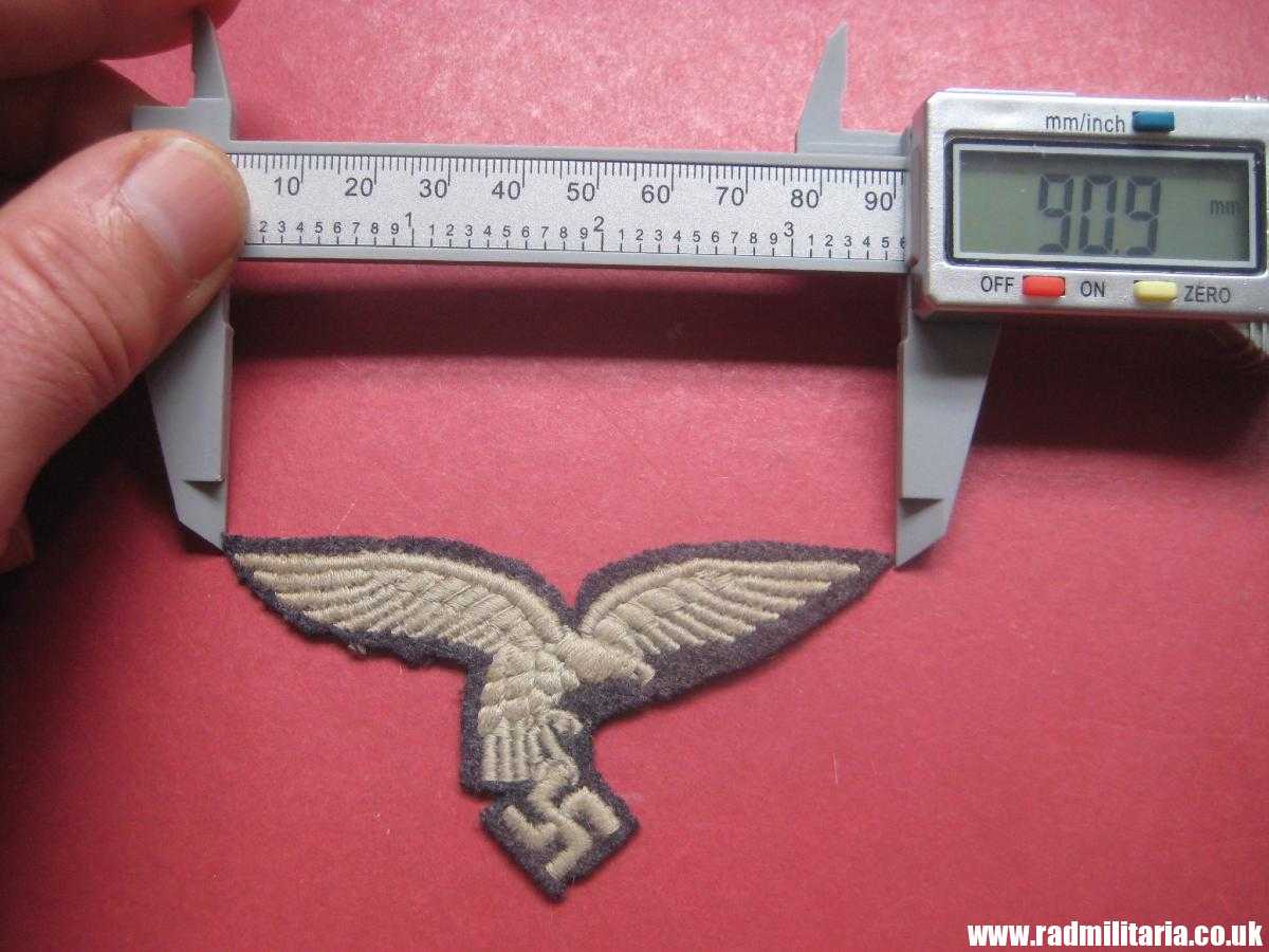 & WW2 German LUFTWAFFE PATCH, Luftwaffe eagle PATCH - genuine. - Image 16