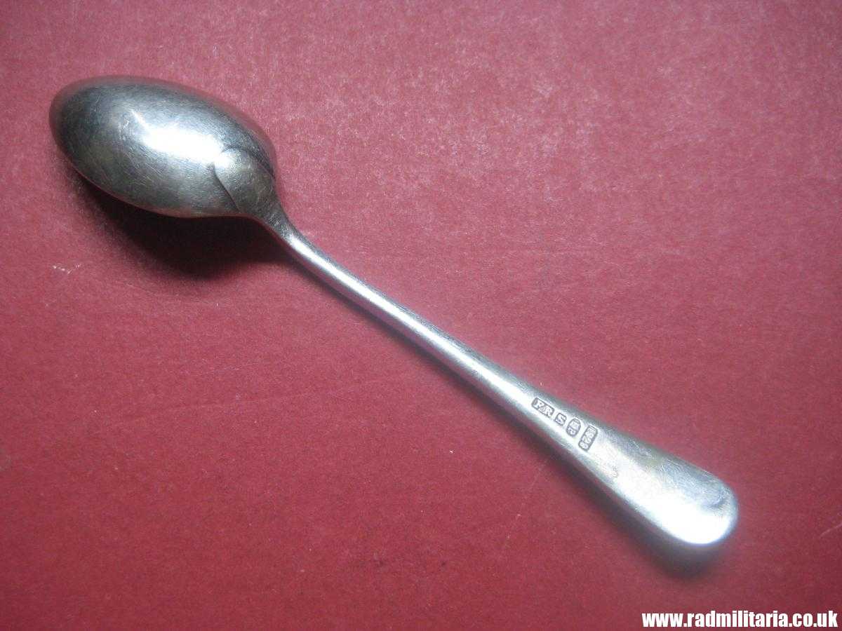& WW2 British RAF cutlery - small TEA SPOON with date 1929 - RAF Royal Air Force. - Image 5
