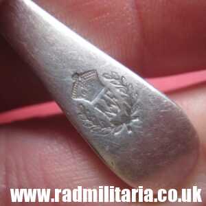 & WW2 British RAF cutlery - small TEA SPOON with date 1929 - RAF Royal Air Force.