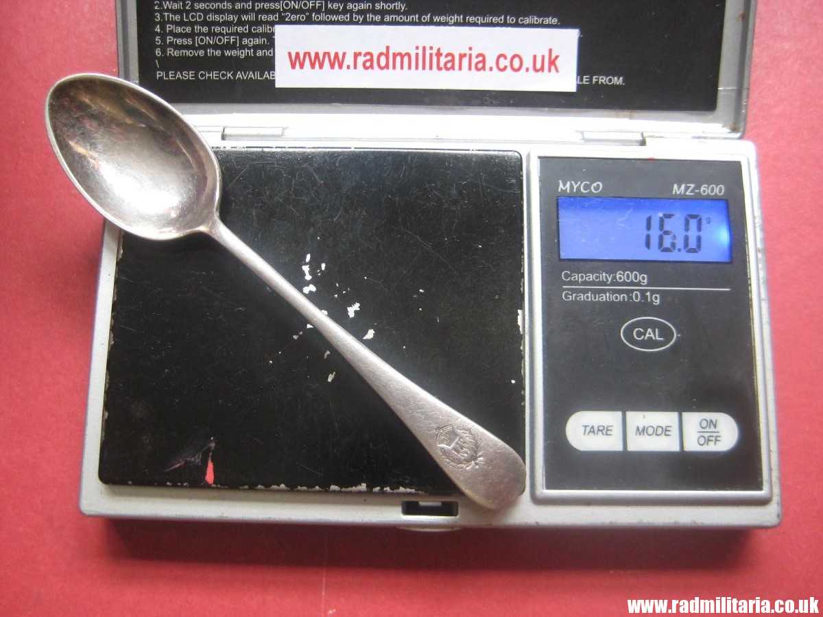 & WW2 British RAF cutlery - small TEA SPOON with date 1929 - RAF Royal Air Force. - Image 17