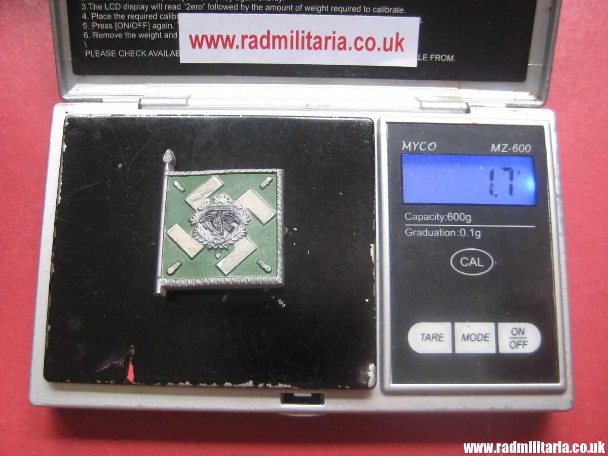 & WW2 German PLASTIC tinnie BADGE: WHW- Regiment General Goring 11 BA, metal detecting find in very good condition. - Image 9