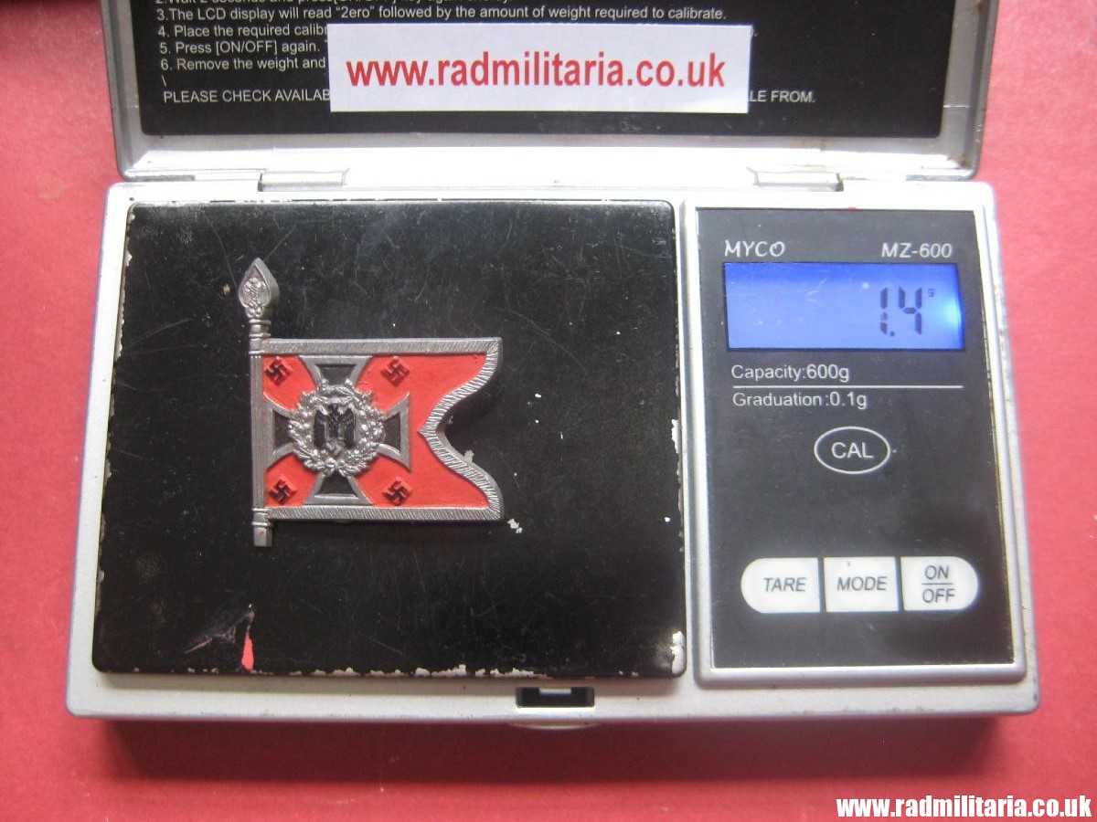 & WW2 German PLASTIC tinnie BADGE: WHW FLAG- Artillerie SU16 in very good condition. - Image 10