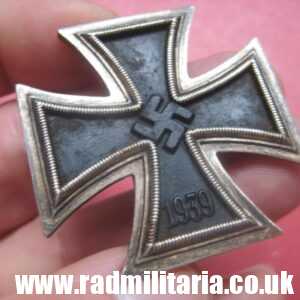 & genuine WW2 German IRON CROSS 1st CLASS in good used condition 100% original.