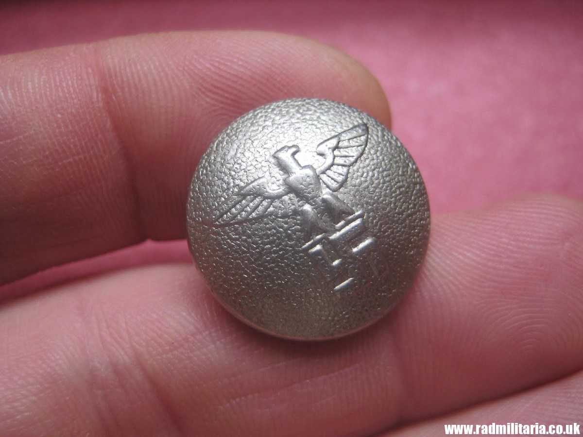 & WW2 German white metal NSDAP BUTTON, marked: ASSMANN & SOHNE - very good condition. - Image 6