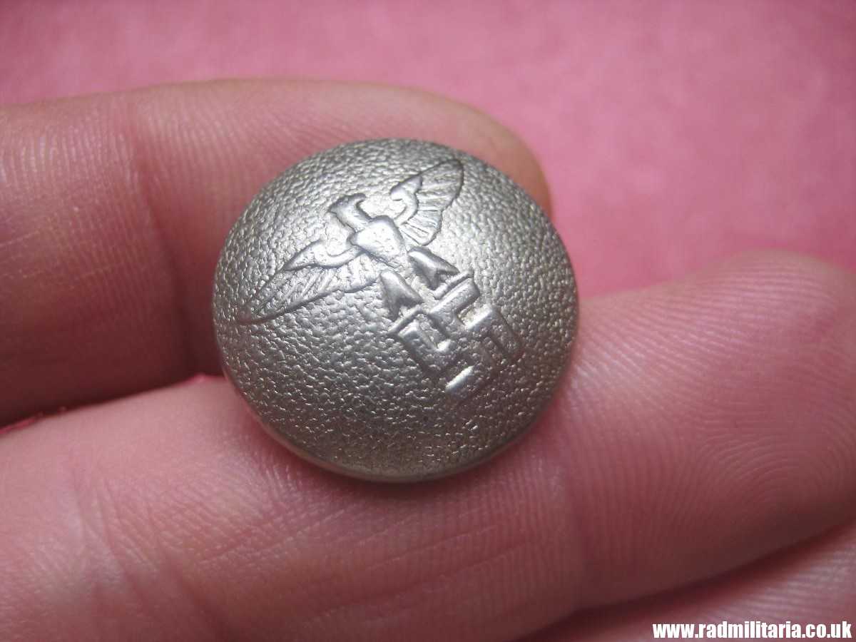 & WW2 German white metal NSDAP BUTTON, marked: ASSMANN & SOHNE - very good condition. - Image 10