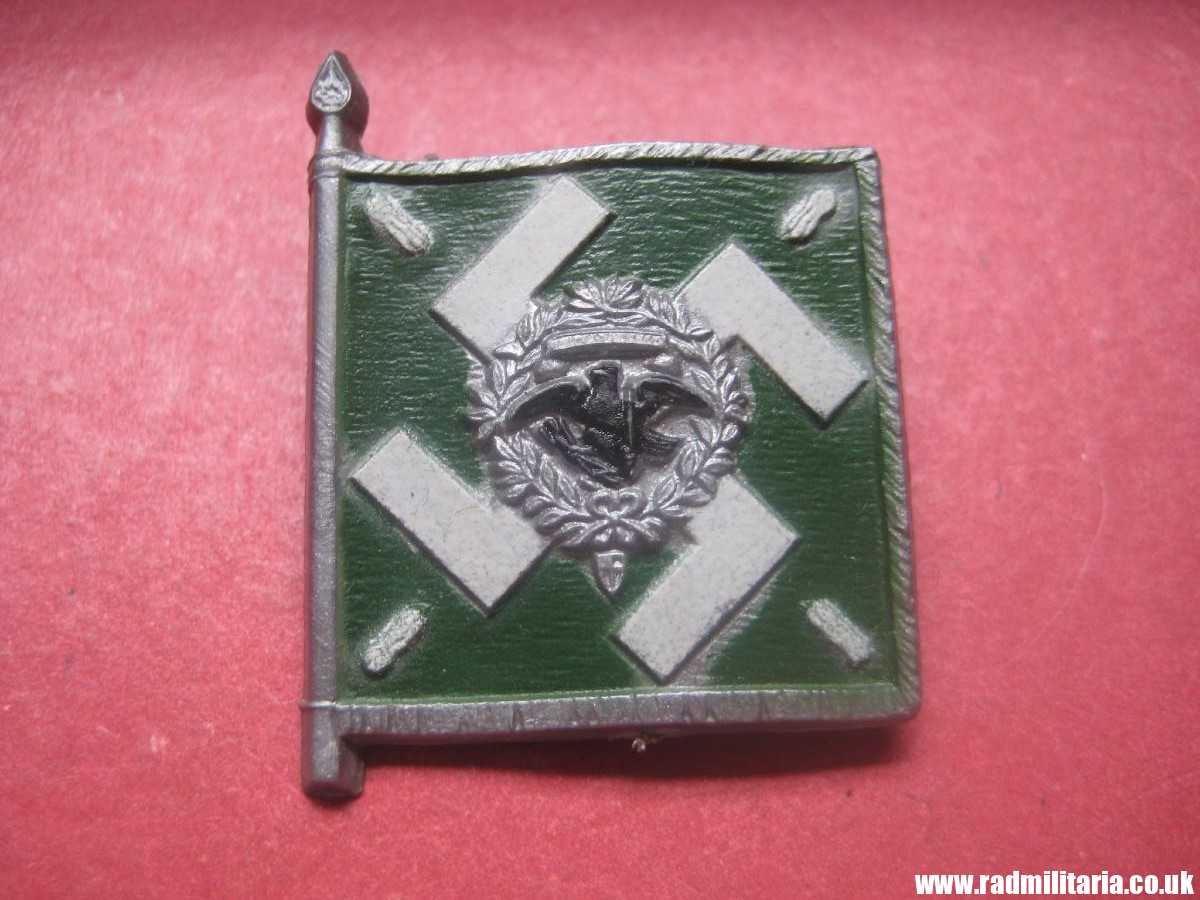& WW2 German PLASTIC tinnie BADGE: WHW- Regiment General Goring 4 We. in very good condition. - Image 8