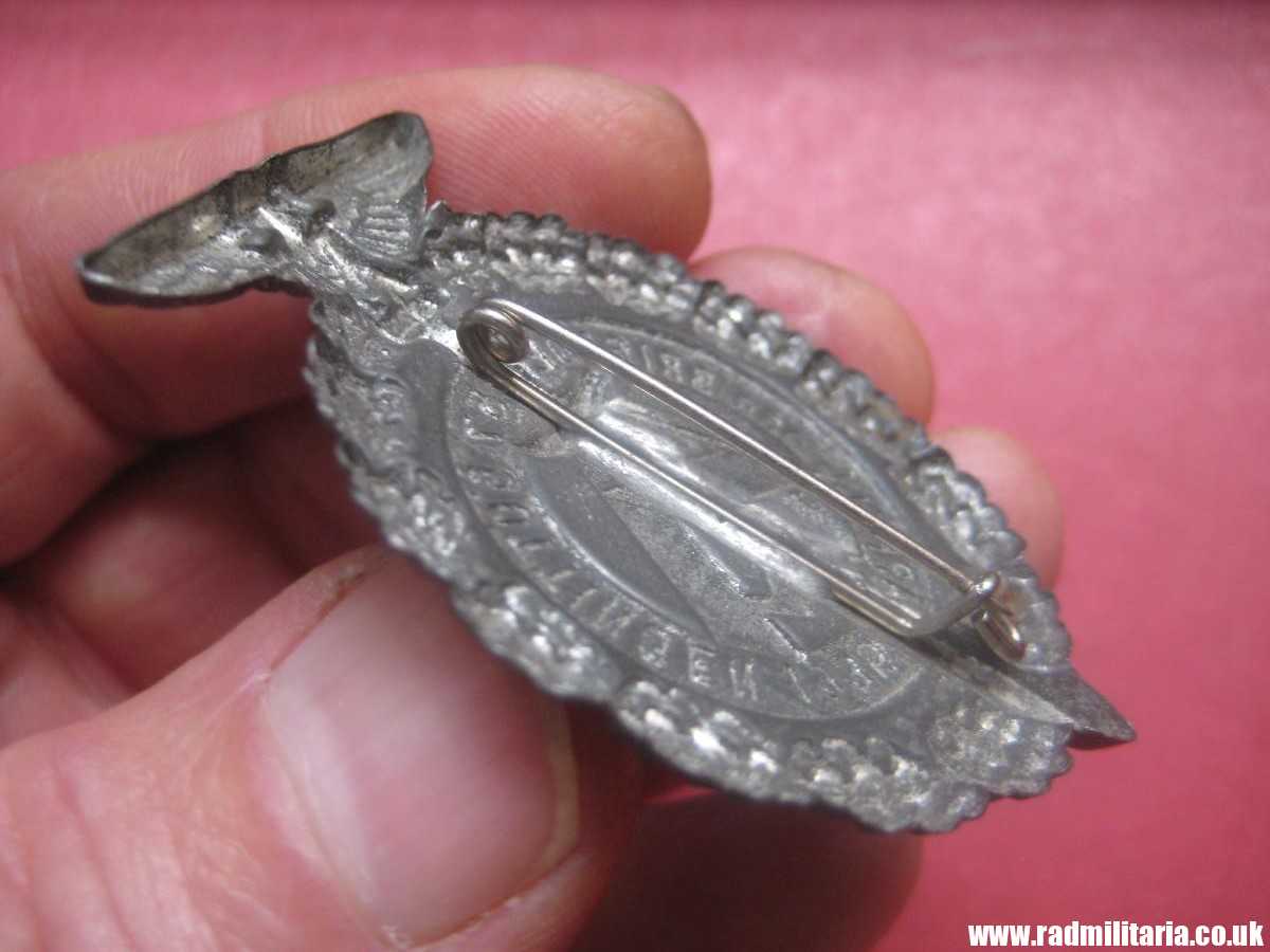 & German large size NSDAP Tinnie BADGE: SA Brigade 57 Gottingen rally badge. - Image 13