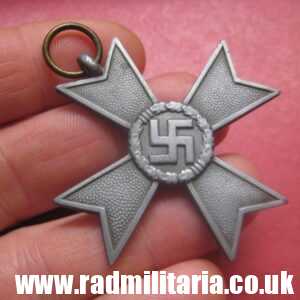 & WW2 original German War Merit Cross 2nd Class - KVK Kriegsverdienstkreuz 2. Klasse