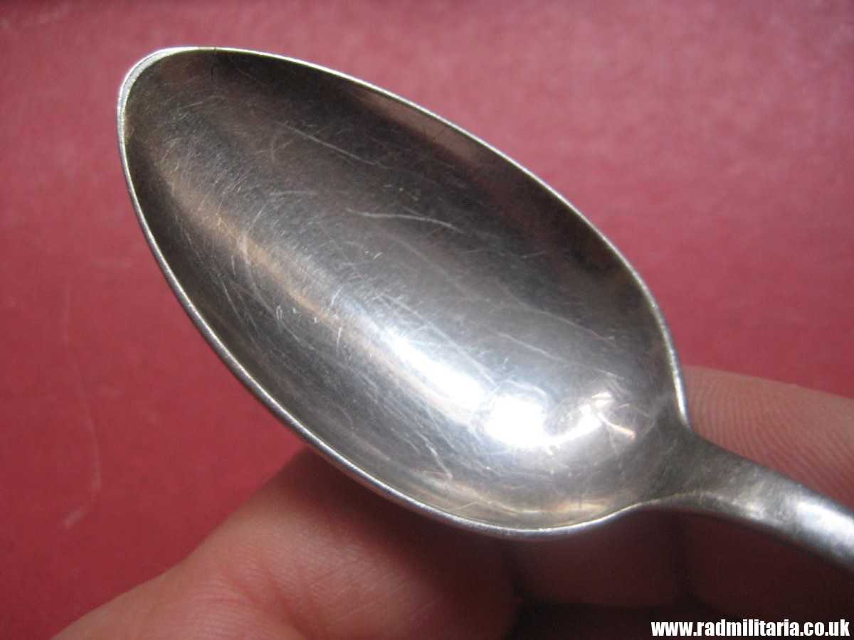 & WW1 German TEA SPOON with Iron Cross 1914 - 1915, maker: BRUCKMANN 100% genuine. - Image 6