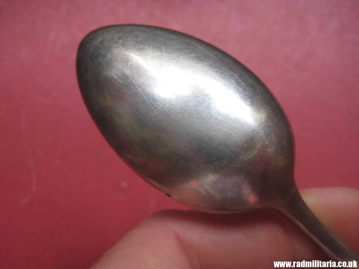 & WW1 German TEA SPOON with Iron Cross 1914 - 1915, maker: BRUCKMANN 100% genuine. - Image 7