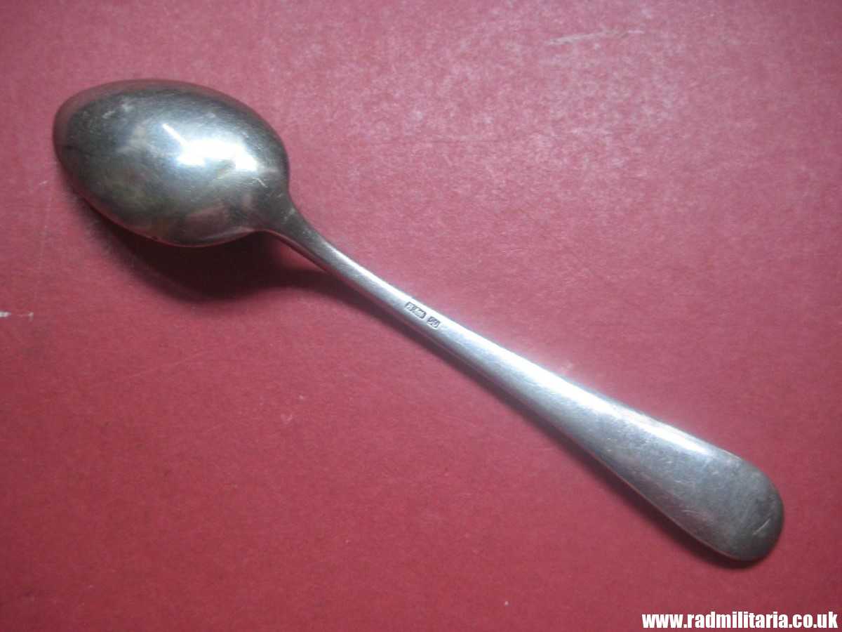 & WW1 German TEA SPOON with Iron Cross 1914 - 1915, maker: BRUCKMANN 100% genuine. - Image 15