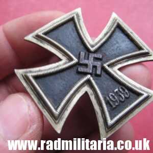 & genuine WW2 German IRON CROSS 1st CLASS - 100% original.