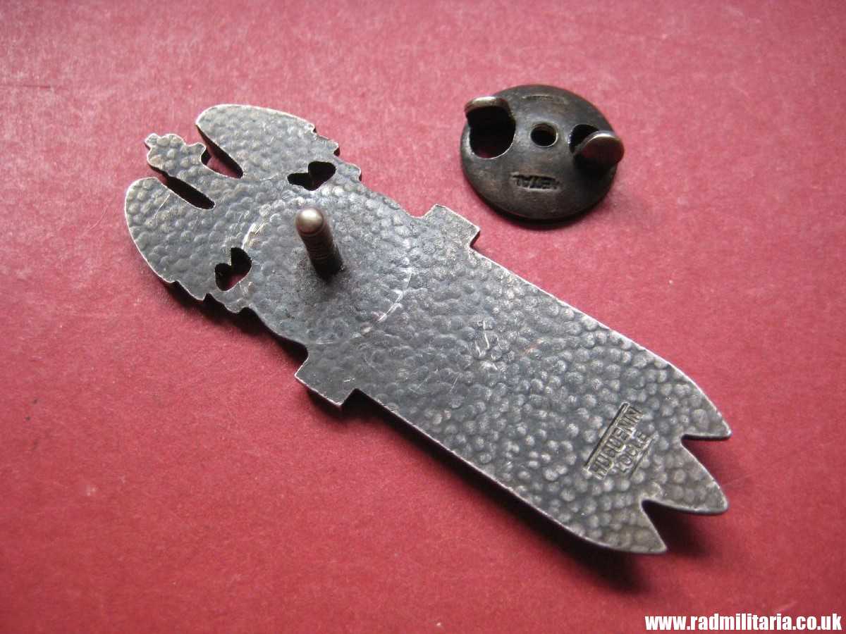 & WW2 Polish Army original ENAMEL BADGE - DSP (2nd Polish Rifle Division) by HUGUENIN FRERES - v. good condition. - Image 11