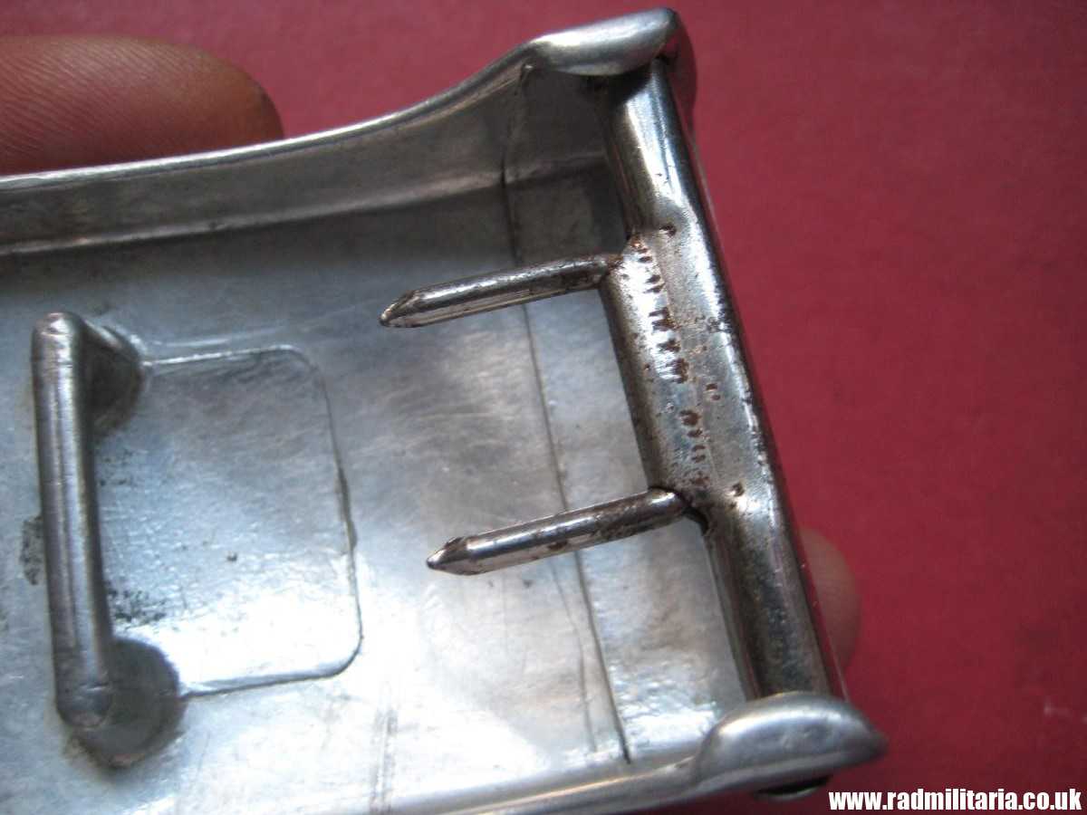 & WW2 original German Hitler Youth HJ BELT BUCKLE, marked: RZM M4/46 in v. good condition !! - Image 9