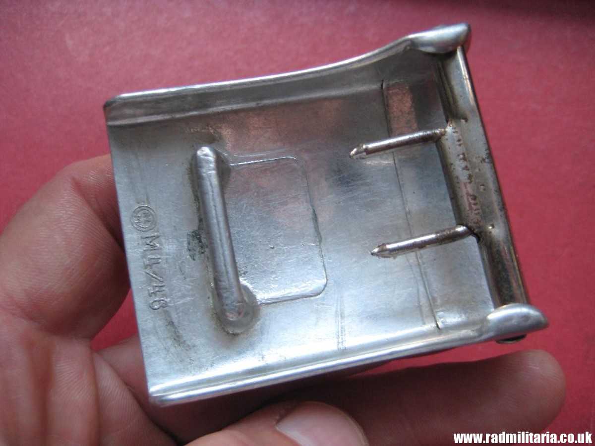 & WW2 original German Hitler Youth HJ BELT BUCKLE, marked: RZM M4/46 in v. good condition !! - Image 13