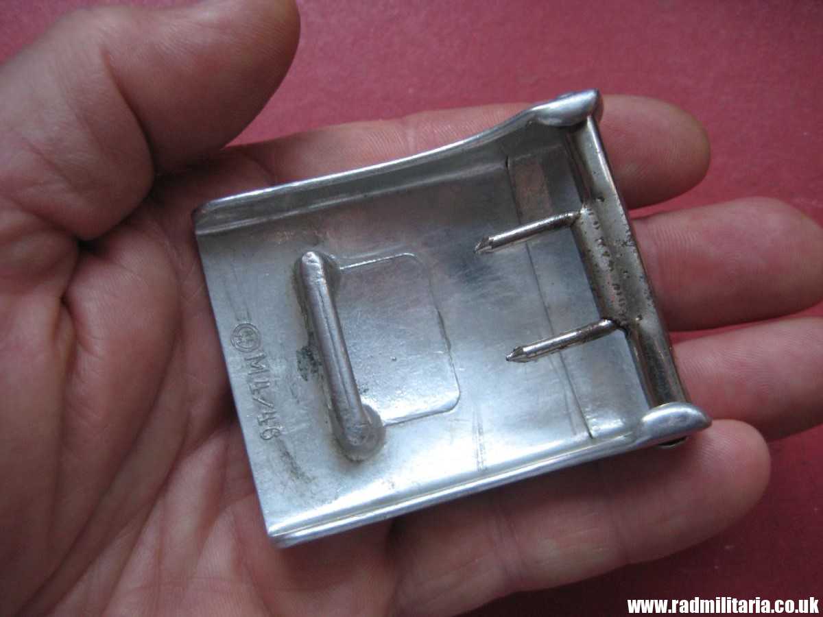 & WW2 original German Hitler Youth HJ BELT BUCKLE, marked: RZM M4/46 in v. good condition !! - Image 14