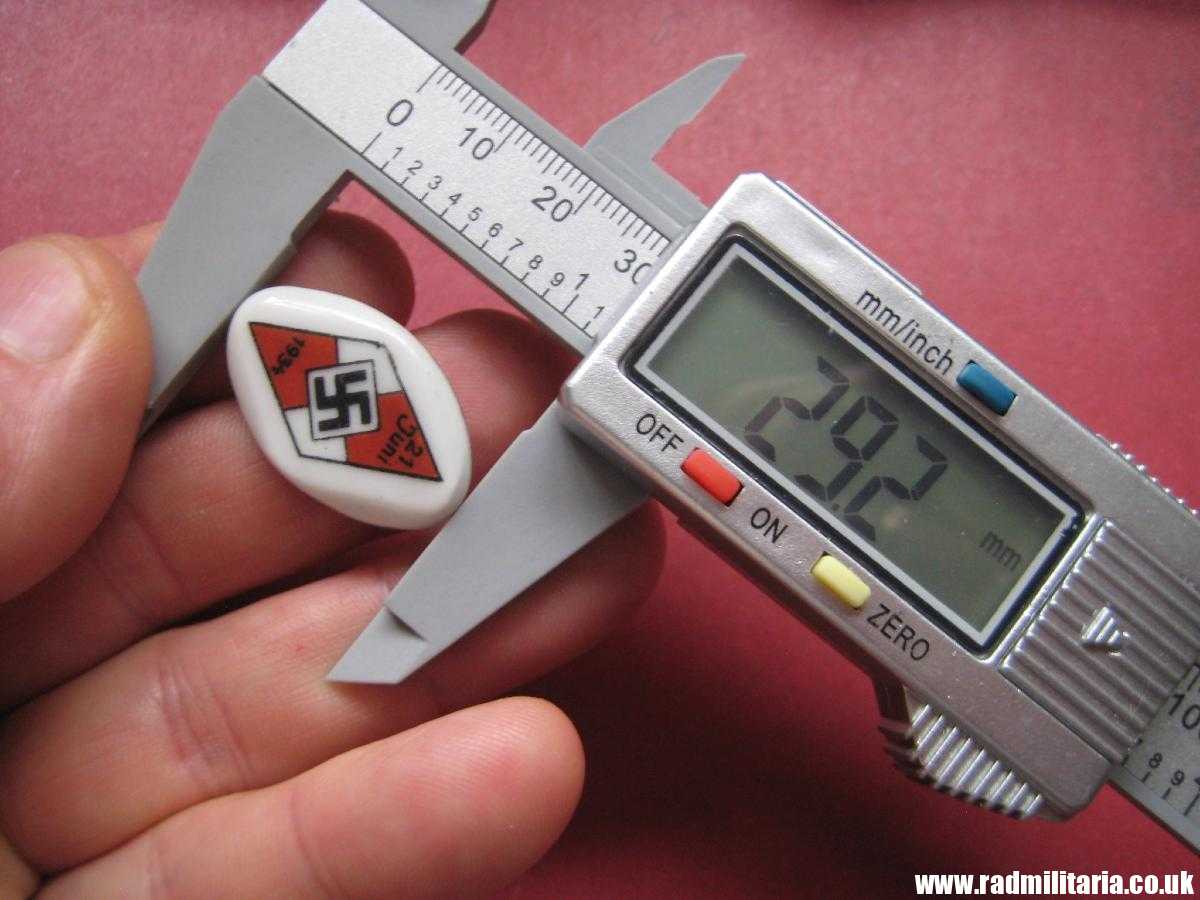 *& WW2 HJ Hitler Youth CERAMIC BADGE 21 JUNI 1934 - good condition. - Image 17