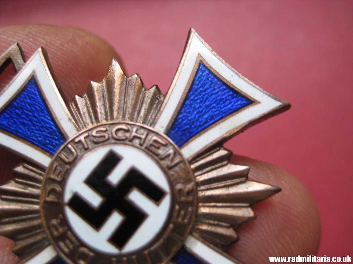 *& WW2 original German CROSS - DER DEUTSCHEN MUTTER. Cross of Honor of the German Mother bronze class. - Image 8