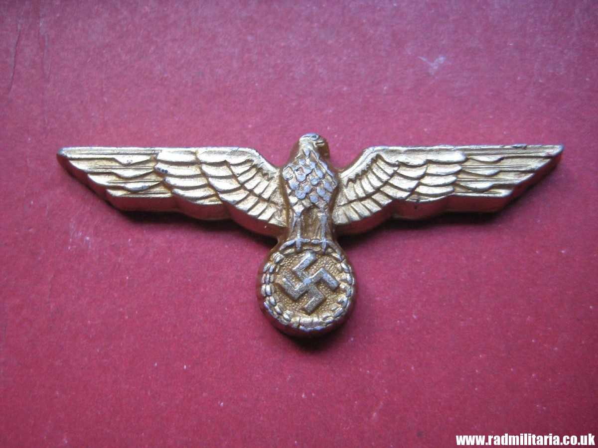 *& original German KRIEGSMARINE Eagle BADGE - CAP BADGE small size, maker: J.F.S.40 - Image 10