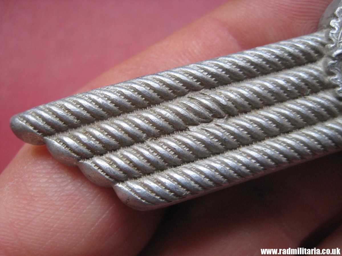 *& WW2 original German LUFTWAFFE Civilian personnel workers VISOR CAP BADGE, aluminum. - Image 7