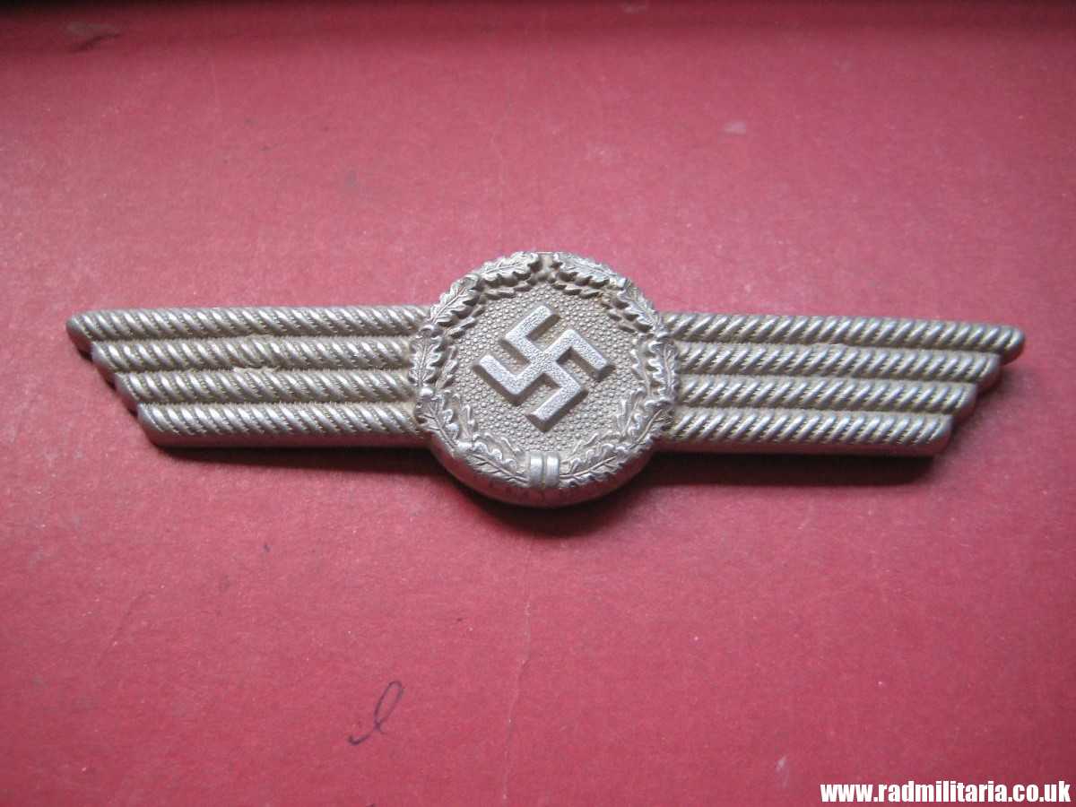*& WW2 original German LUFTWAFFE Civilian personnel workers VISOR CAP BADGE, aluminum. - Image 15