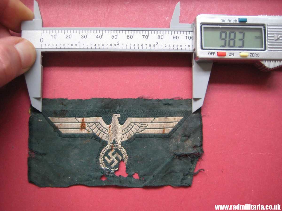 *& WW2 German EAGLE PATCH from Wehrmacht uniform - poor condition. - Image 13