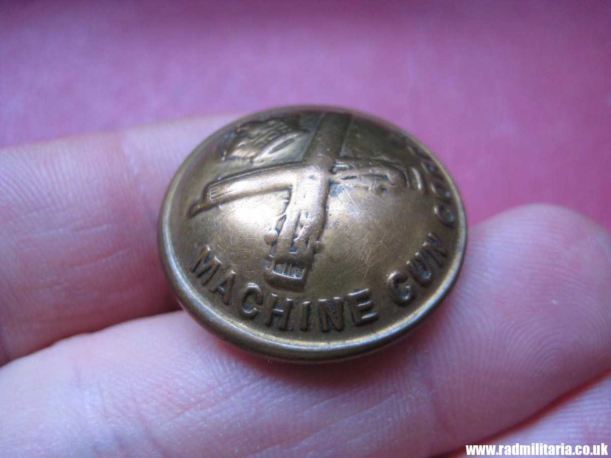 *& WW1 British MILITARY BUTTON - Machine Gun Corps MGC. large size button, size 26.3mm. - Image 5