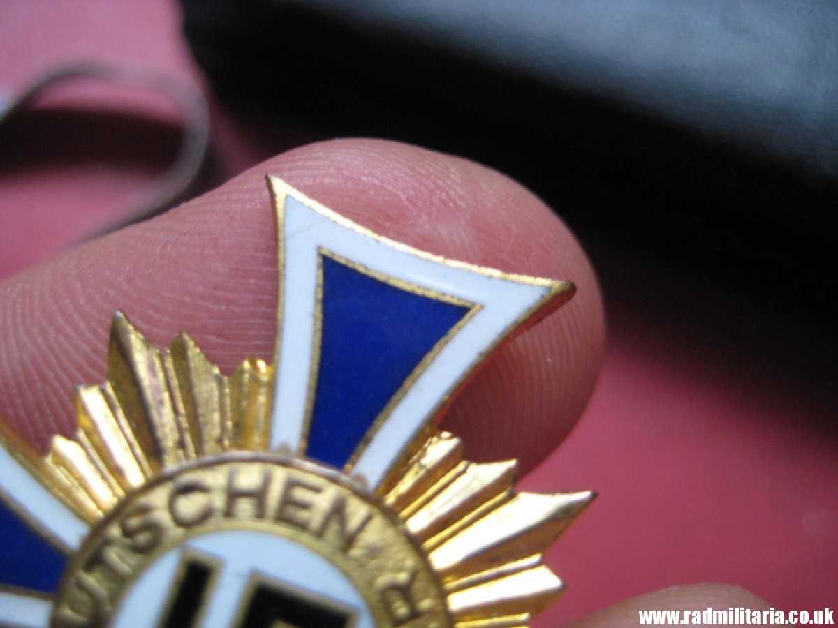 & WW2 original German enamel CROSS - DER DEUTSCHEN MUTTER - Gold class with original BOX, C.E. Juncker Berlin. - Image 22