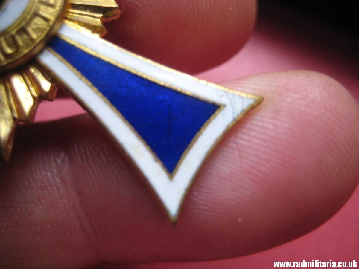 & WW2 original German enamel CROSS - DER DEUTSCHEN MUTTER - Gold class with original BOX, C.E. Juncker Berlin. - Image 23