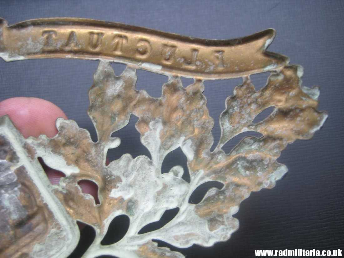 & WW1/WW2 original Brass HELMET BADGE Firebrigade - Paris, France. - Image 13