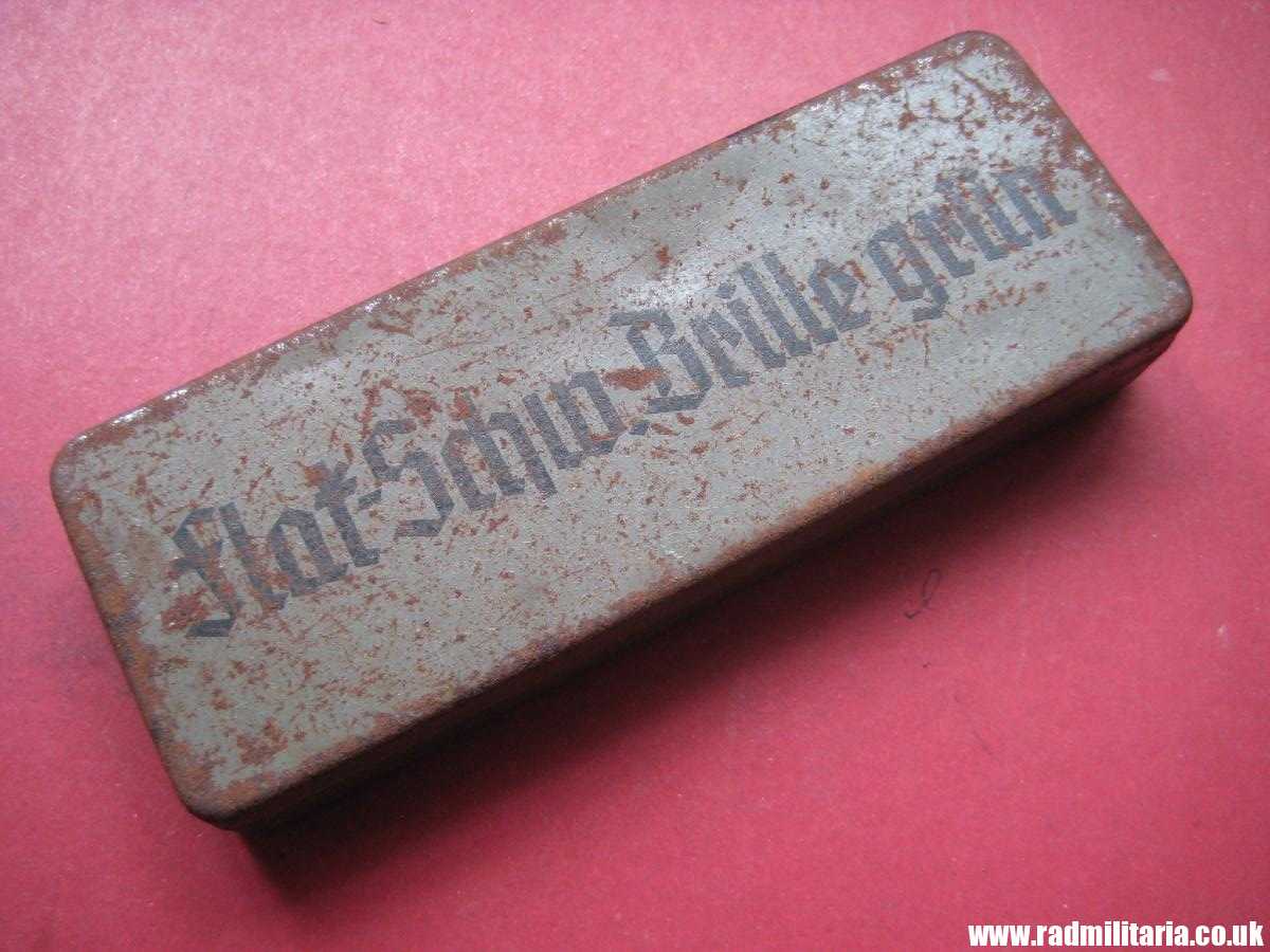 & original WW2 German Army GLASSES with BOX - FLAK Schw. Brille grun - rare set !! - Image 20