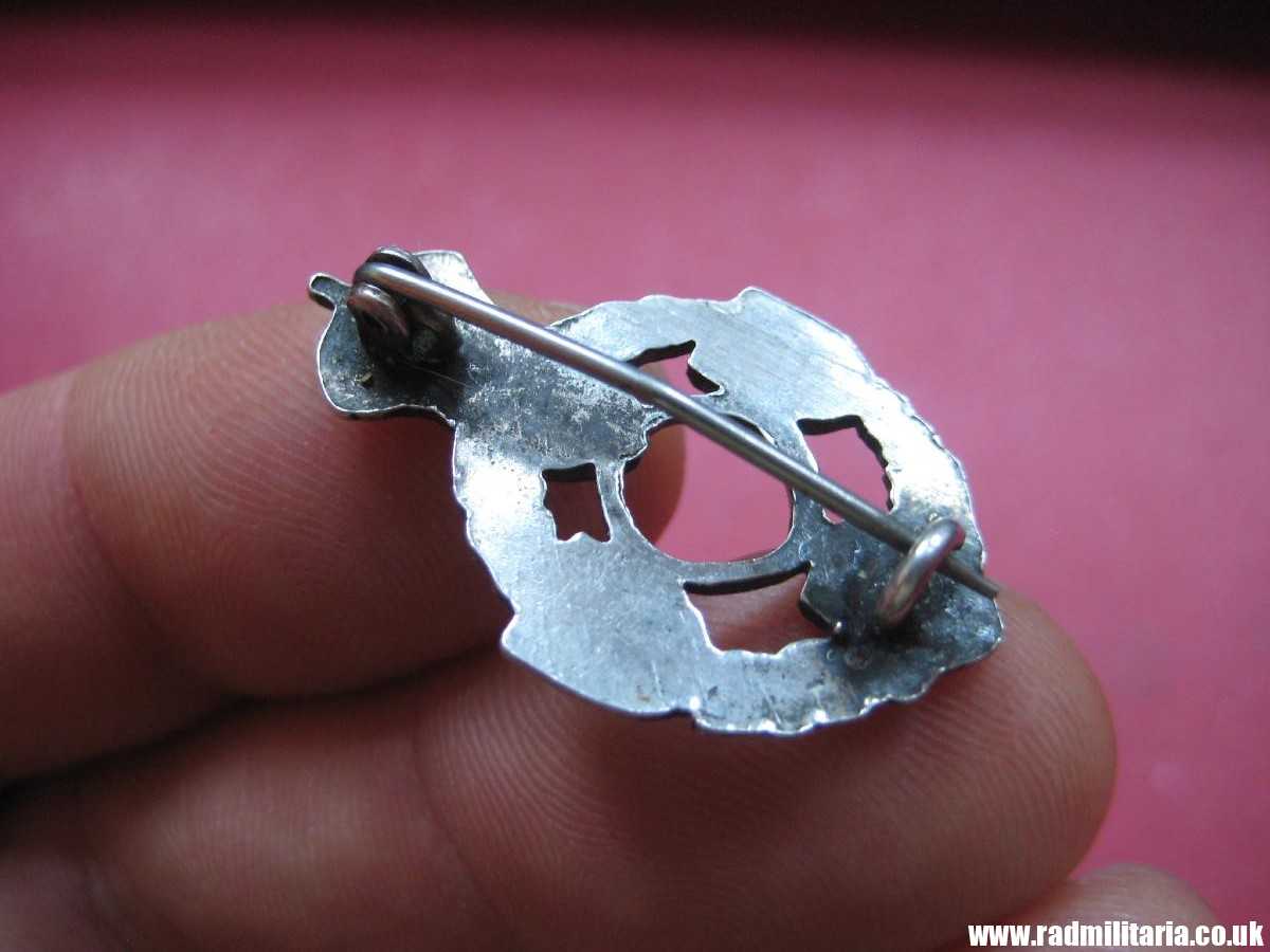 & WW2 British enamel BADGE - REME: Royal Electrical Mechanical Engineers, sterling silver. - Image 15