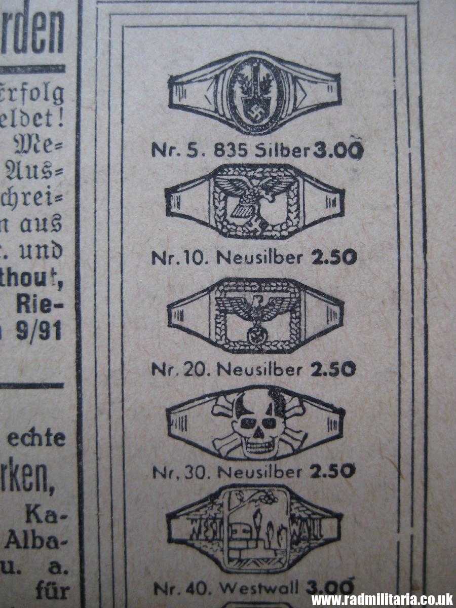 & WW2 original SS soldier - SKULL RING, DEATH HEAD RING, metal detecting find, 100% genuine. - Image 24