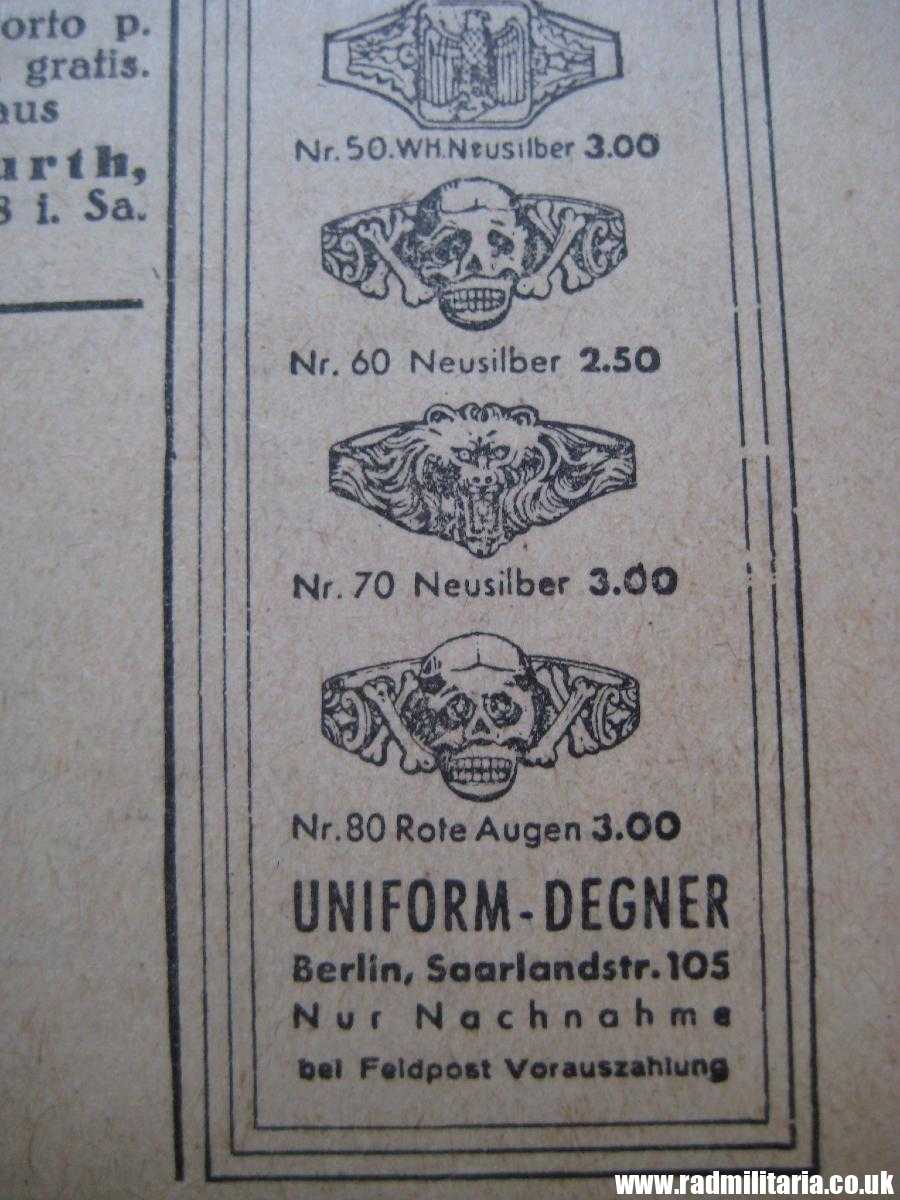 & WW2 original SS soldier - SKULL RING, DEATH HEAD RING, metal detecting find, 100% genuine. - Image 26