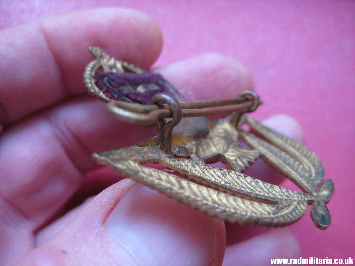 & WW2 Royal Air Force Service CAP BADGE original RAF warrant officer badge, genuine ! - Image 9