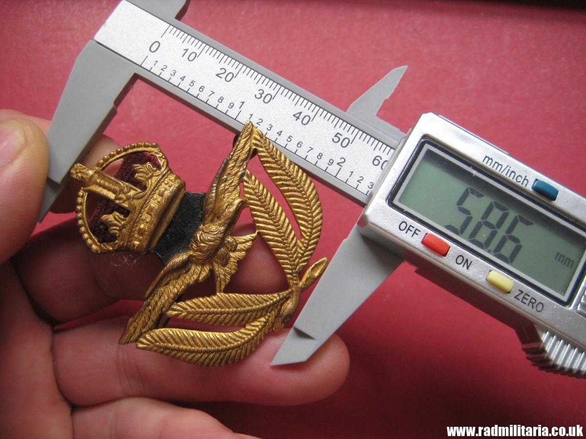 & WW2 Royal Air Force Service CAP BADGE original RAF warrant officer badge, genuine ! - Image 13