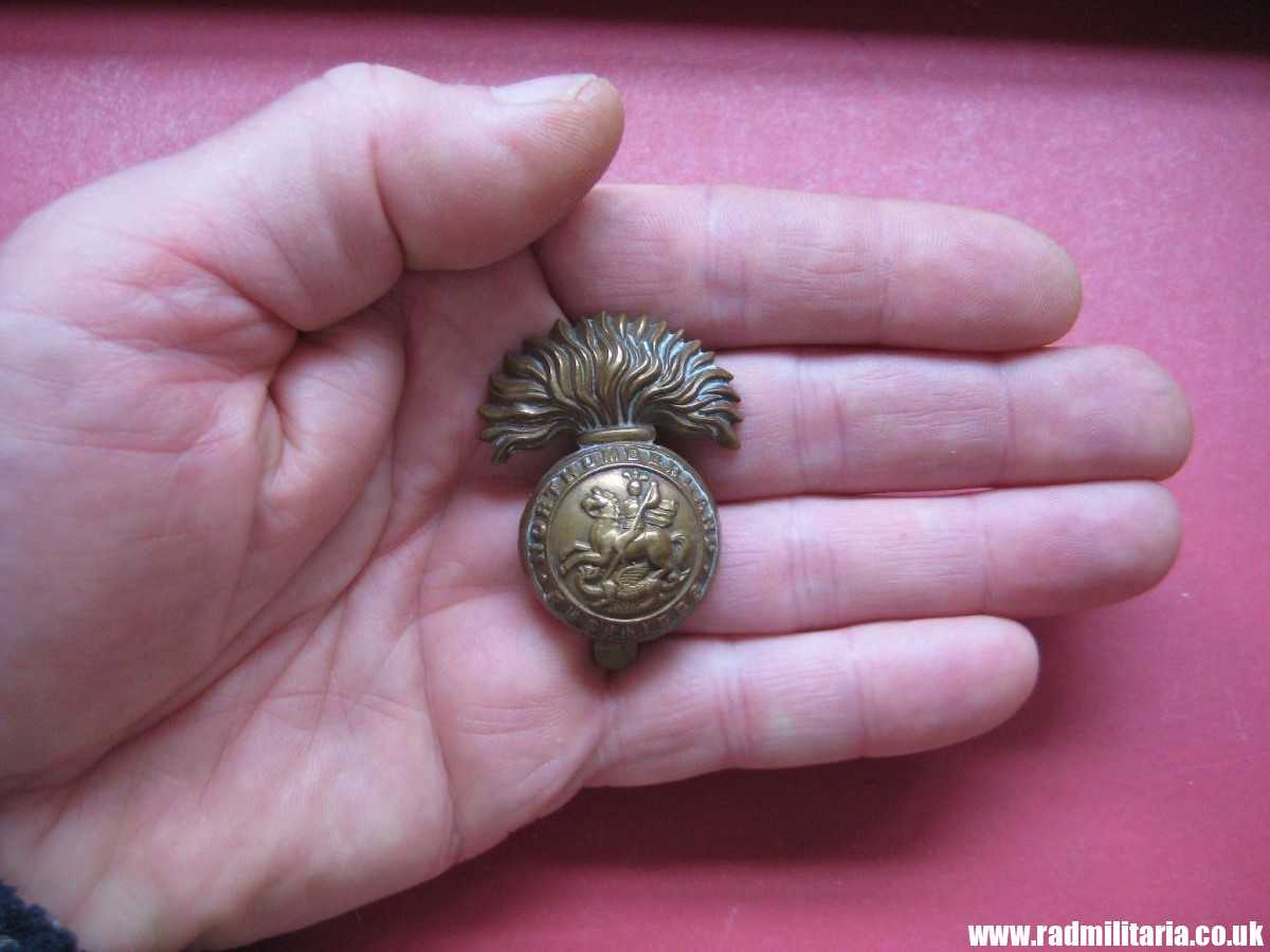 & WW1/WW2 Northumberland Fusiliers Regiment CAP BADGE, original badge in good condition. - Image 11