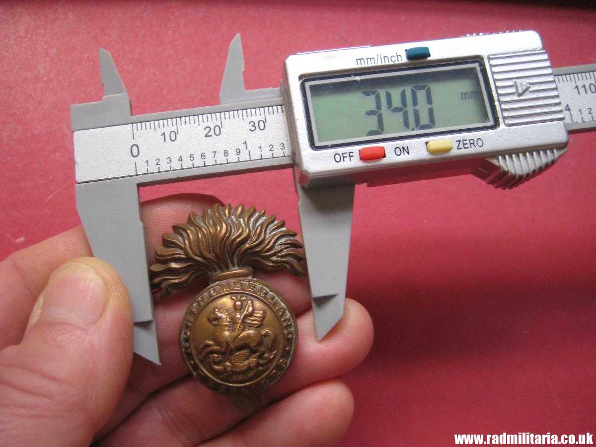 & WW1/WW2 Northumberland Fusiliers Regiment CAP BADGE, original badge in good condition. - Image 14