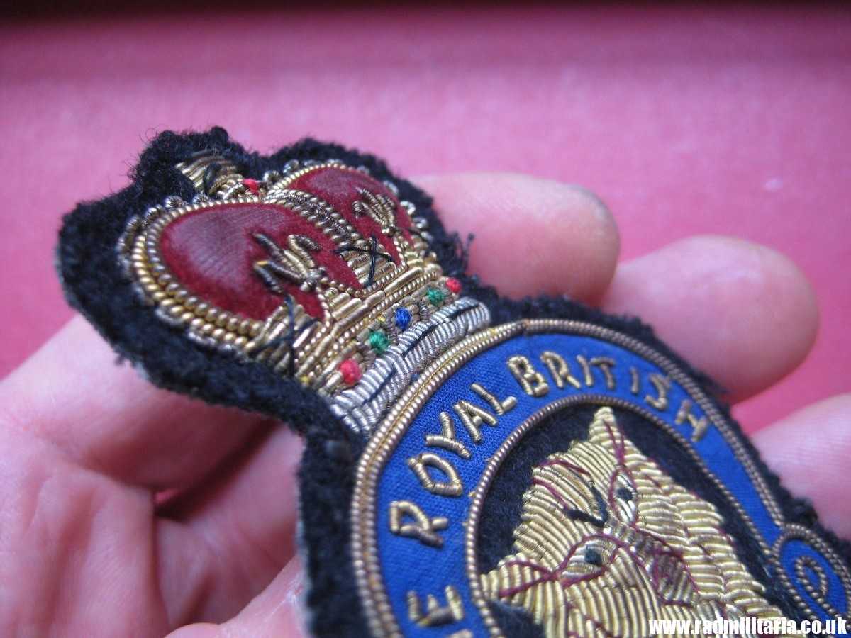 & WW2 original British PATCH - THE ROYAL BRITISH LEGION good quality embroidered bullion patch badge. - Image 12